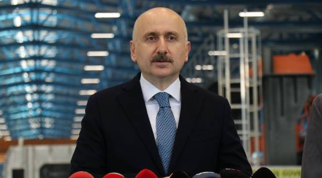 Bakan Karaismailoğlu: "Çin'e gitmek üzere hareket eden trenimiz Kayseri'ye ulaşmak üzere"