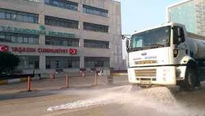 Bandırma'da her yer dezenfekte ediliyor