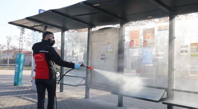 Başkan Bıyık, hafta sonu temizlik ve bakım onarım çalışmalarını denetledi