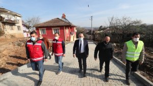 Başkan Büyükgöz çalışmaları yerinde takip ediyor