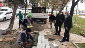 Başkan Büyükgöz sahada denetimlerini aksatmıyor