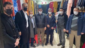 Başkan Kaya'dan esnafa ziyaret