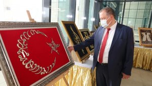 Başkan Ramazan Dekoratif El Sanatları Sergisini gezdi