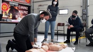 Belediye personeline temel ilkyardım eğitimi