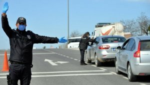 Bilecik'te sokağa çıkma kısıtlamasına uymayan 1 kişiye 3 bin 150 TL idari para cezası kesildi