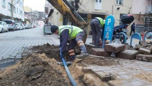 Çan Belediyesi tatlı su ve kanalizasyon hattı yenileme çalışmaları devam ediyor