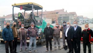 ÇESOB Başkanı Gür'den Aşgın'a asfalt teşekkürü