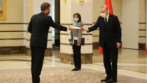 Cumhurbaşkanı Erdoğan, AB Türkiye Delegasyonu Başkanını kabul etti