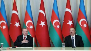 Cumhurbaşkanı Erdoğan: "44 günlük bir savaş sonrasında ortaya çıkan netice Azerbaycan'daki kardeşlerimizi nasıl sevindirdiyse Türkiye'deki kardeşlerini de sevindirmiştir"