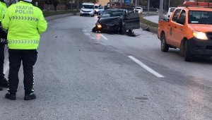 Devrek'te trafik kazası: 1 yaralı