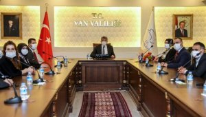 Engelli dernekleri başkanlarından Vali Bilmez'e ziyaret