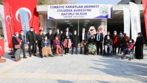 Engelliler dernek binasına Başkan Üçok sayesinde kavuştu