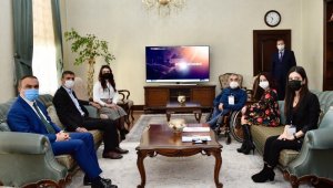 Genel Başkan Demirel Vali Soytürk ile bir araya geldi
