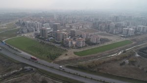 Güzelyurt'ta 30 bin metrekarelik atıl alan peyzajla can buldu