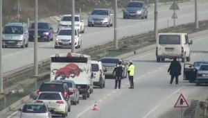 Hatay'da drone destekli trafik denetimi