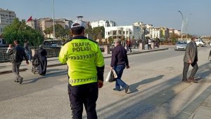 Hatay'da yayalara yol vermeyen 122 sürücüye 65 bin 952 TL ceza