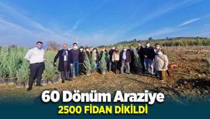 İzmir'de Çocuklar Adına 2500 Fidan Dikildi