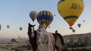Kapadokya'da balon turları iptal edildi