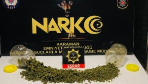 Karaman'da uyuşturucudan aranan zanlı tutuklandı