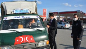 Kaymakamdan ışıksız yaya geçitlerinde denetim