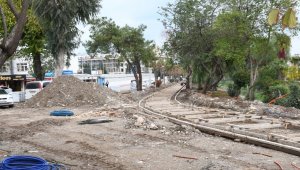Kemer'de park çalışmaları sürüyor