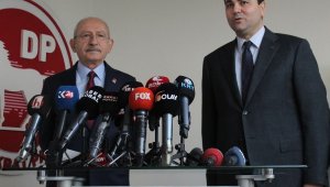 Kılıçdaroğlu, Demokrat Parti Genel Merkezi'ni ziyaret etti