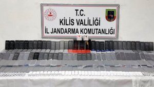 Kilis'te kaçak cep telefonları ele geçirildi