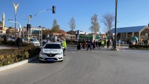Kırşehir Emniyetinden yaya önceliği denetimleri