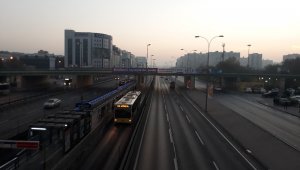Kısıtlamanın ilk gününde yollar boş kaldı