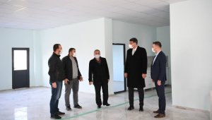 Kocaman, kültür ve taziye evini inceledi