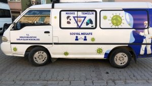 Korona savaşçıları Gemlik sokaklarında