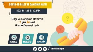 Kovid-19 danışma hattı 7 gün 24 saat hizmet verecek