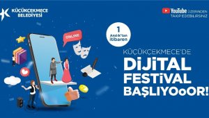 Küçükçekmece'de sahneler 1 ay boyunca 'çevrimiçi'