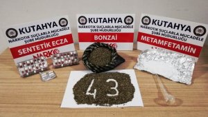 Kütahya'da uyuşturucu operasyonu: 4 gözaltı