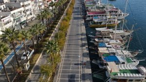 Marmaris'te korona virüs sakinliği