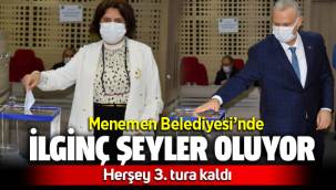 Menemen başkan vekili seçiminde gözler 3. turda