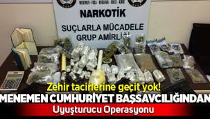 Menemen'de Uyuşturucu Operasyonu