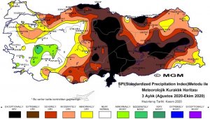 Meteorolojinin korkutan kuraklık haritası: Orta Karadeniz olağanüstü ve çok şiddetli kuraklık riskinde