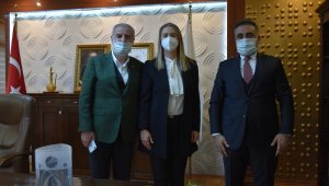 Milletvekilleri, MAÜ Rektörü Özcoşar ile bir araya geldi