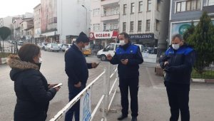 Niksar'da Pazar girişinde HES kodu denetimi