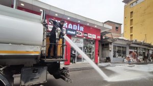 Silvan Belediyesi dezenfekte çalışmalarına devam ediyor