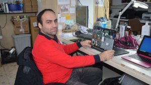 Sinop'ta teknik servislerinin EBA mesaisi