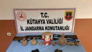 Tavşanlı'da tarihi eser operasyonu