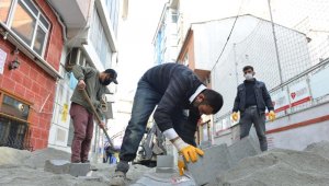 Tekirdağ'ın sokak yolları yenileniyor