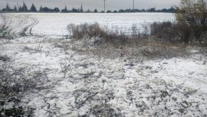 Tekirdağ'ın yüksek kesimleri beyaza büründü
