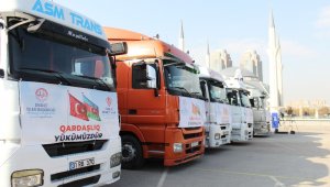 Türkiye Diyanet Vakfı'ndan Azerbaycan'a 6 tır yardım