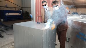 Yenişehir Belediyesi çöp konteynerlerini üretip yeniliyor