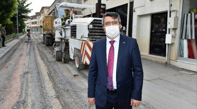 Yıldırım'dan kısıtlamada asfalt seferberliği