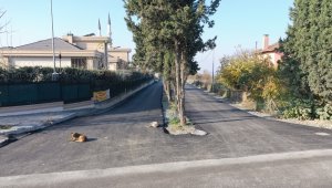 Yılın son asfalt çalışması Moda Caddesi'nde yapıldı