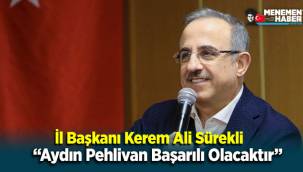 AK Parti İl Başkanı Sürekli: Aydın Pehlivan başarılı olacaktır